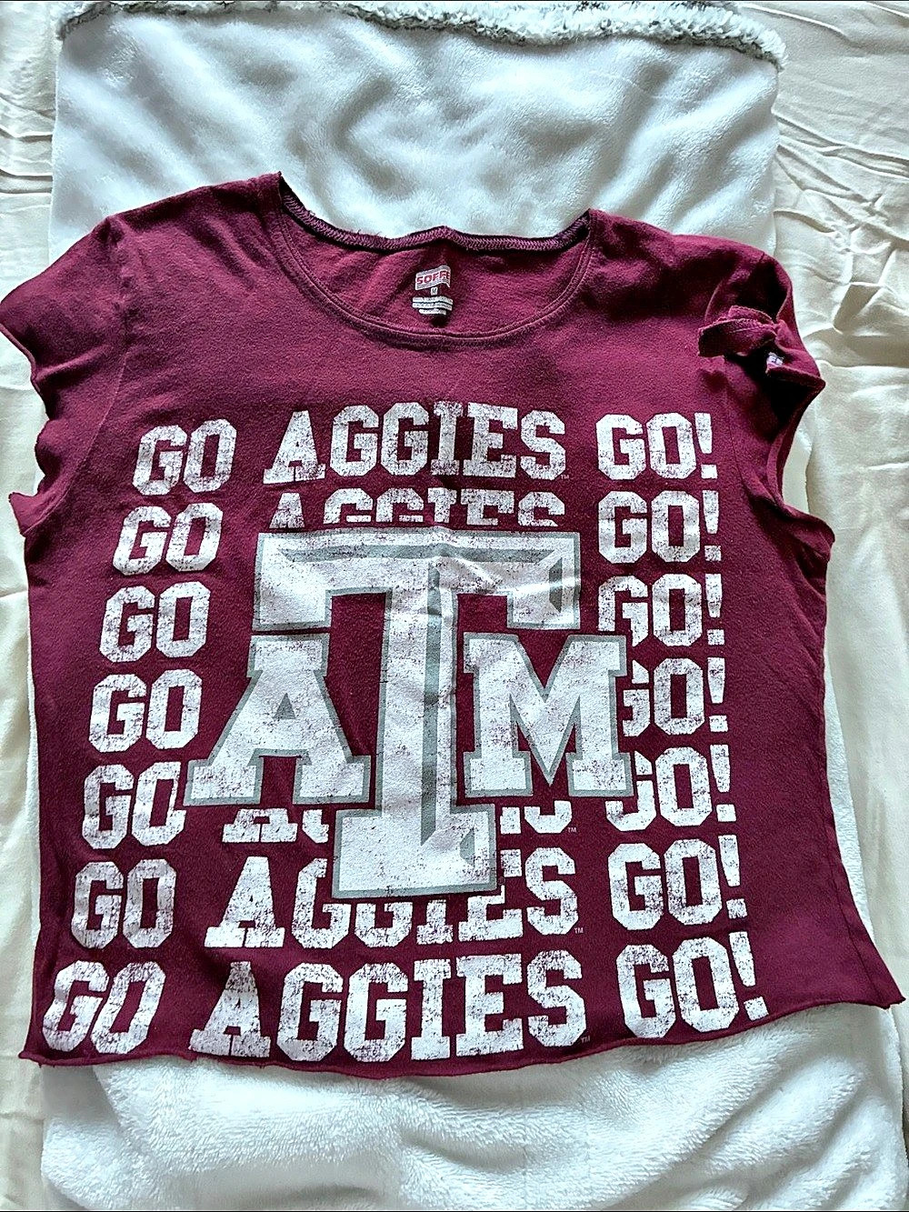 “GO Aggies” Texas A&M Crop Top